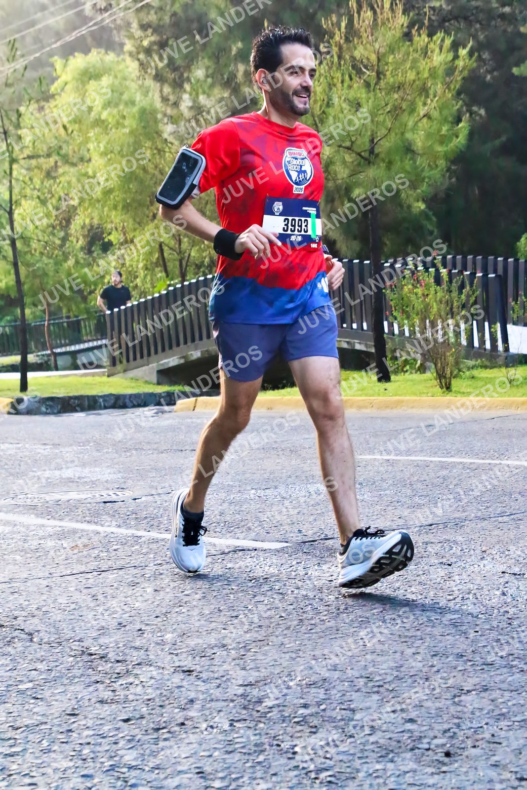 Foto de la CARRERA BIMBO GLOBAL RACE GUADALAJARA en Centro Comercial Andares, Blvd. Puerta de Hierro 4965, Zapopan a las 07:38 · dorsal 3993