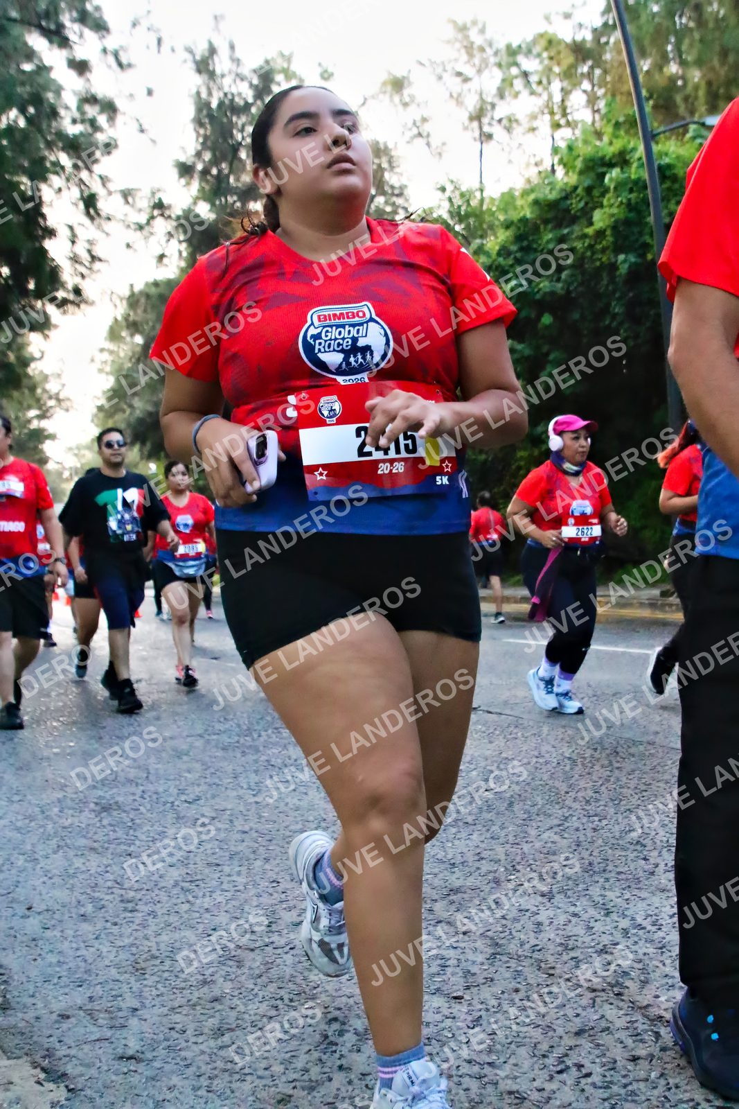 Foto de la CARRERA BIMBO GLOBAL RACE GUADALAJARA en Centro Comercial Andares, Blvd. Puerta de Hierro 4965, Zapopan a las 07:05 · dorsal 2622, 2020