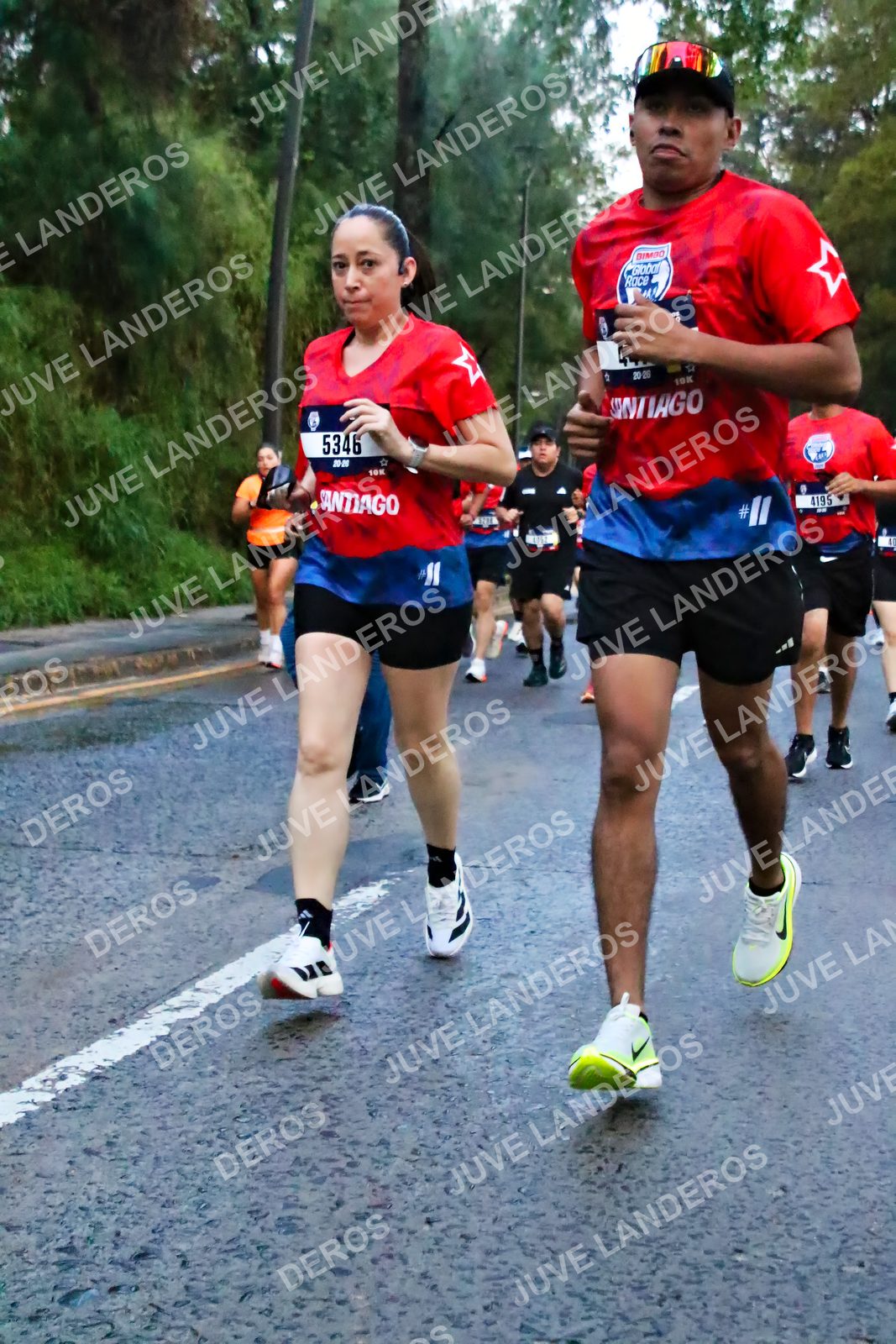 Foto de la CARRERA BIMBO GLOBAL RACE GUADALAJARA en Centro Comercial Andares, Blvd. Puerta de Hierro 4965, Zapopan a las 06:41 · dorsal 5346, 4195
