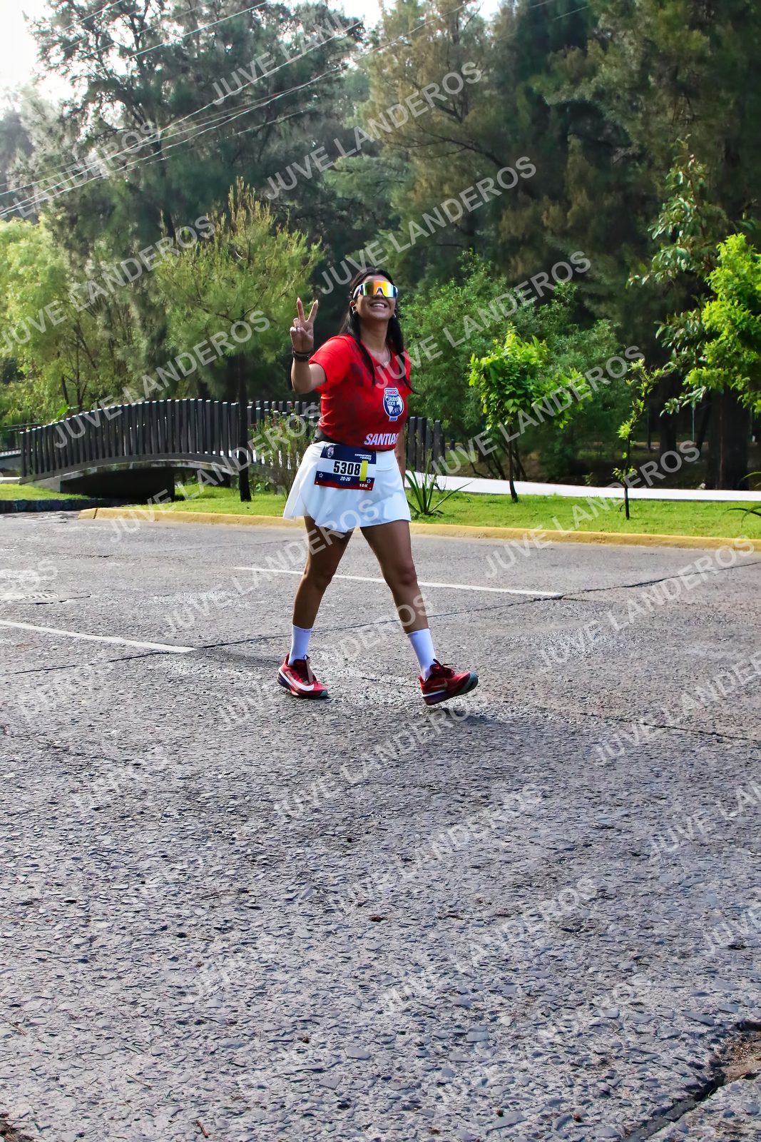 Foto de la CARRERA BIMBO GLOBAL RACE GUADALAJARA en Centro Comercial Andares, Blvd. Puerta de Hierro 4965, Zapopan a las 07:45 · dorsal 5308