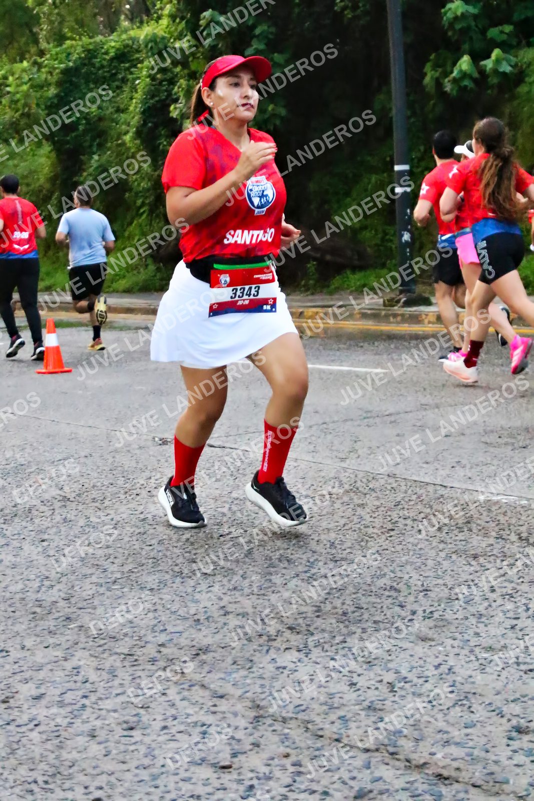 Foto de la CARRERA BIMBO GLOBAL RACE GUADALAJARA en Centro Comercial Andares, Blvd. Puerta de Hierro 4965, Zapopan a las 04:59 · dorsal 3343