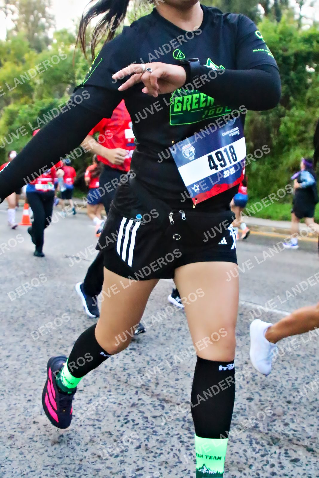Foto de la CARRERA BIMBO GLOBAL RACE GUADALAJARA en Centro Comercial Andares, Blvd. Puerta de Hierro 4965, Zapopan a las 07:00 · dorsal 4918