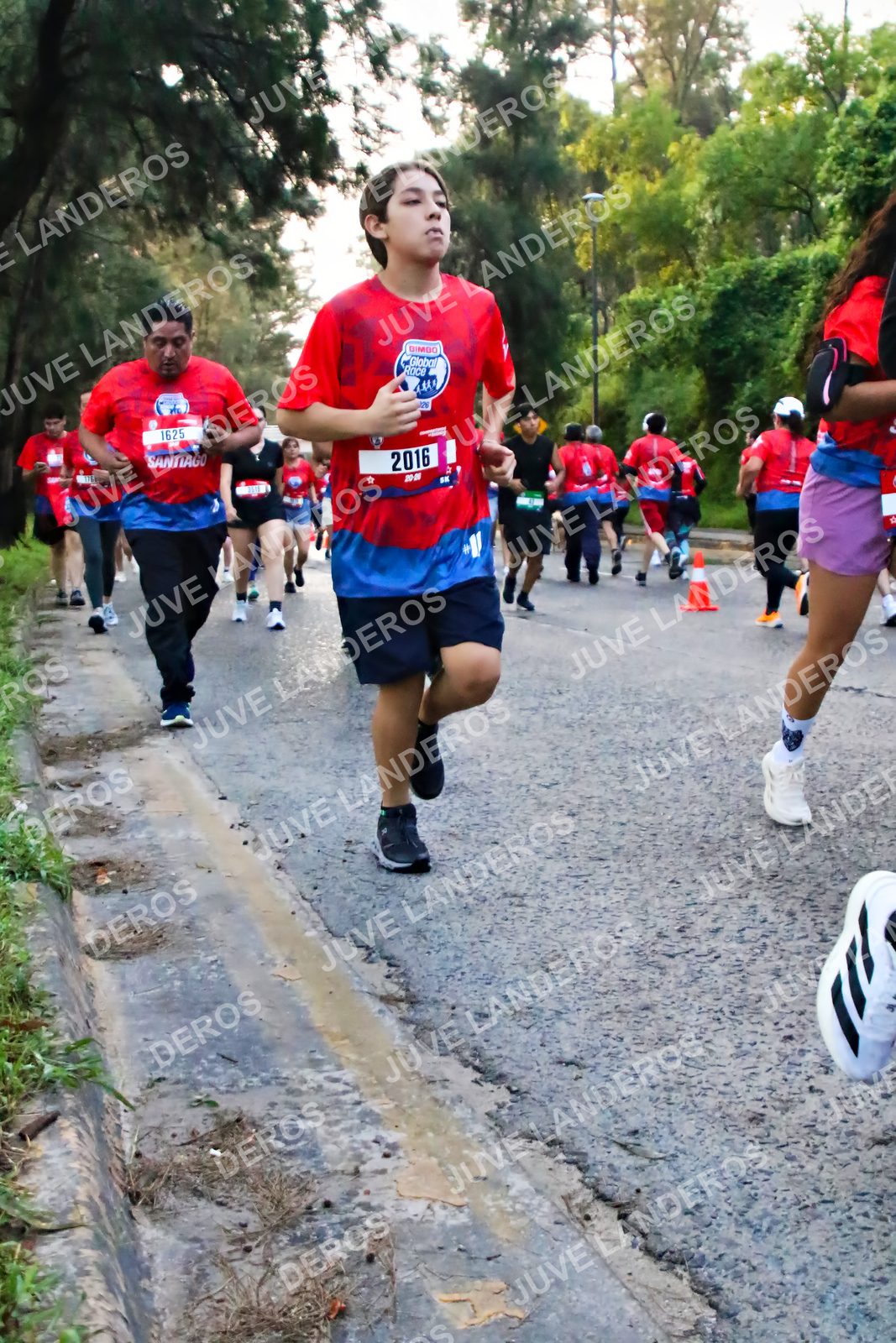 Foto de la CARRERA BIMBO GLOBAL RACE GUADALAJARA en Centro Comercial Andares, Blvd. Puerta de Hierro 4965, Zapopan a las 06:59 · dorsal 2016, 1625