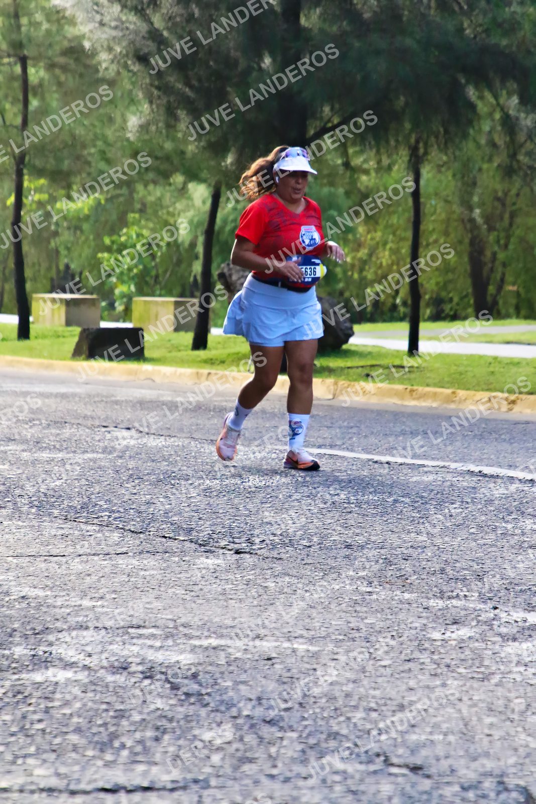 Foto de la CARRERA BIMBO GLOBAL RACE GUADALAJARA en Centro Comercial Andares, Blvd. Puerta de Hierro 4965, Zapopan a las 07:42 · dorsal 636