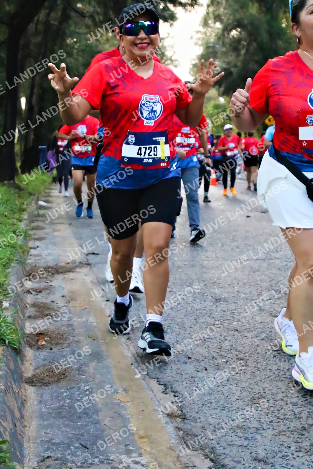 Foto de la CARRERA BIMBO GLOBAL RACE GUADALAJARA en Centro Comercial Andares, Blvd. Puerta de Hierro 4965, Zapopan a las 07:01 · dorsal 4729, 17637