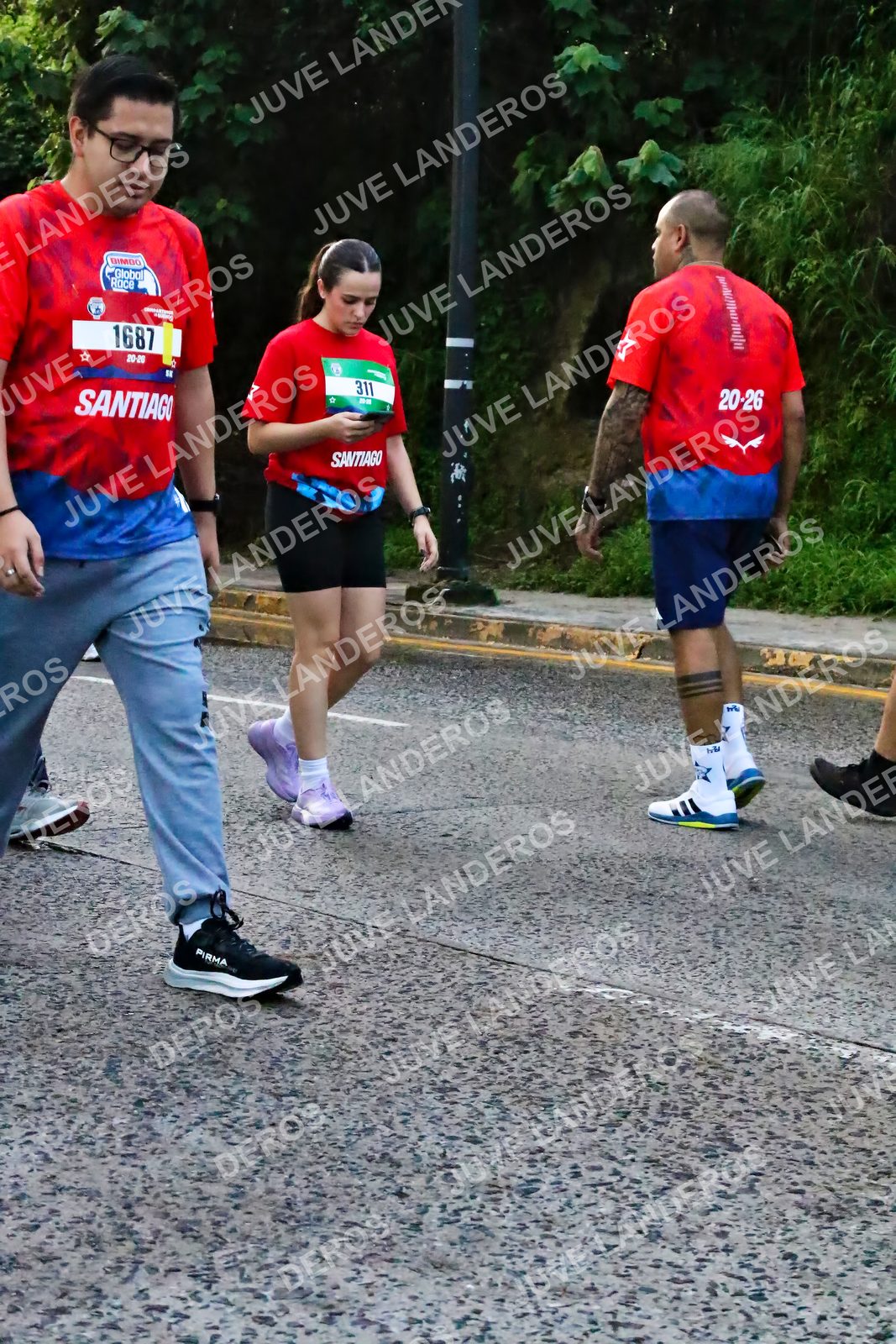 Foto de la CARRERA BIMBO GLOBAL RACE GUADALAJARA en Centro Comercial Andares, Blvd. Puerta de Hierro 4965, Zapopan a las 07:06 · dorsal 1687, 311