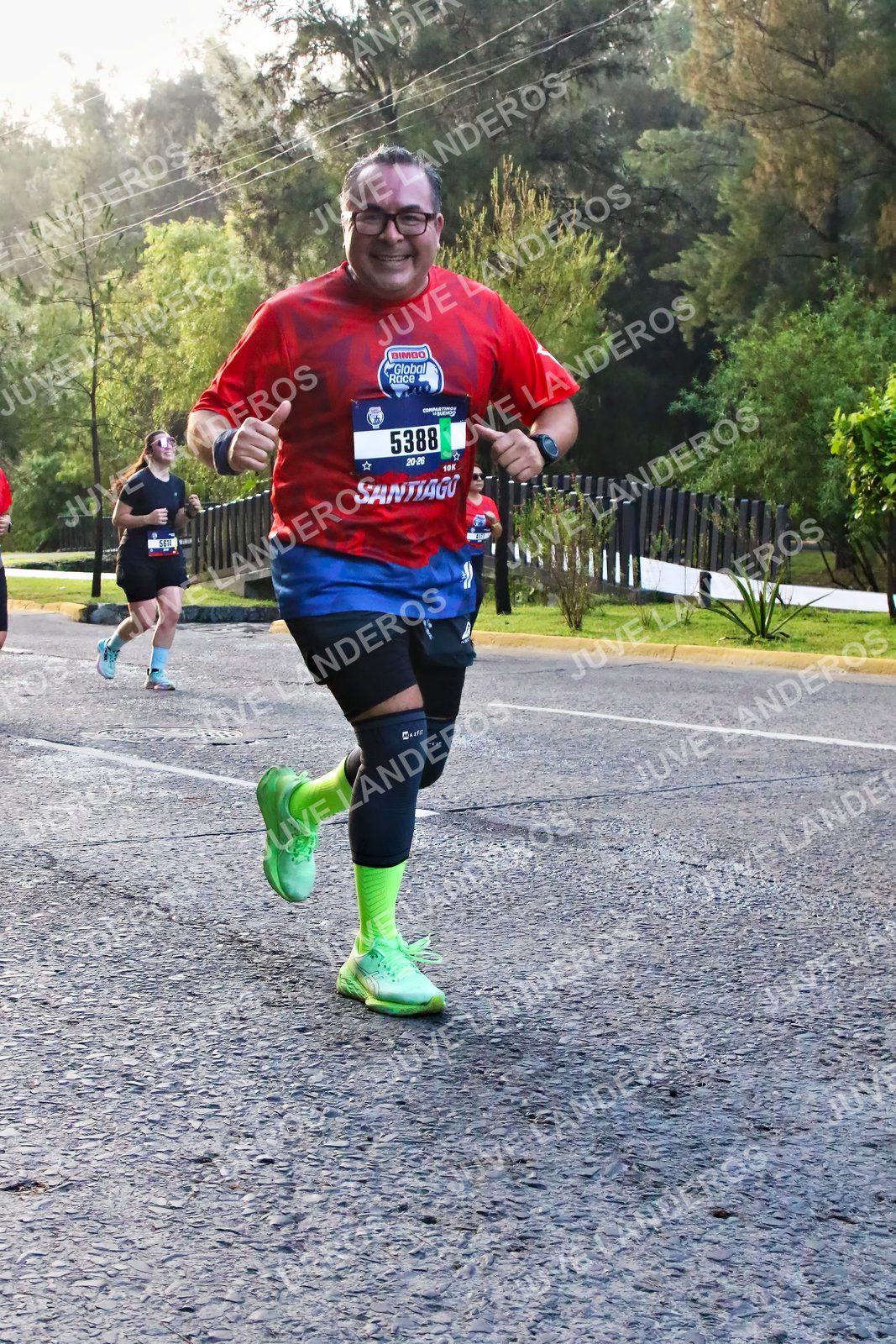 Foto de la CARRERA BIMBO GLOBAL RACE GUADALAJARA en Centro Comercial Andares, Blvd. Puerta de Hierro 4965, Zapopan a las 07:36 · dorsal 5388