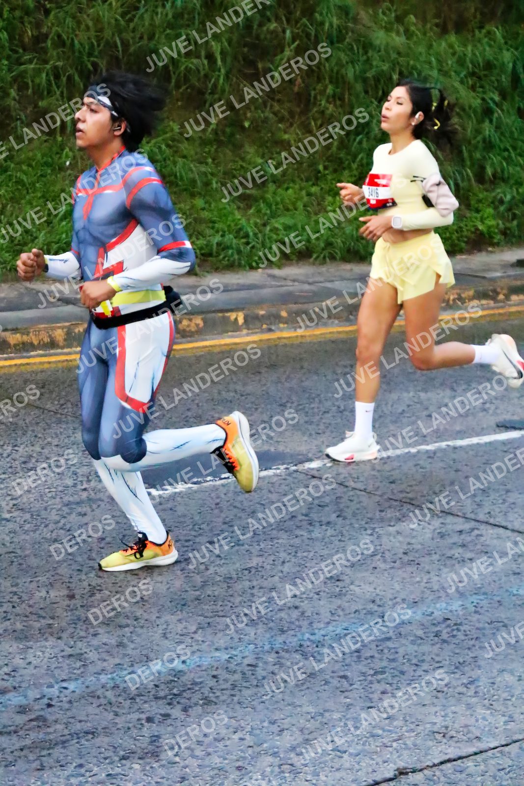 Foto de la CARRERA BIMBO GLOBAL RACE GUADALAJARA en Centro Comercial Andares, Blvd. Puerta de Hierro 4965, Zapopan a las 04:55 · dorsal 3416