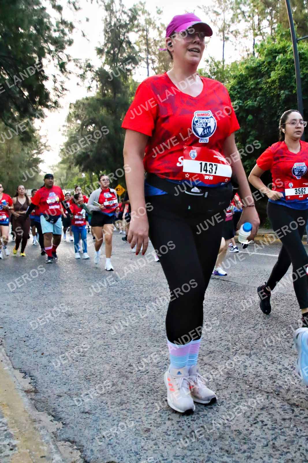 Foto de la CARRERA BIMBO GLOBAL RACE GUADALAJARA en Centro Comercial Andares, Blvd. Puerta de Hierro 4965, Zapopan a las 07:02 · dorsal 1437, 3562