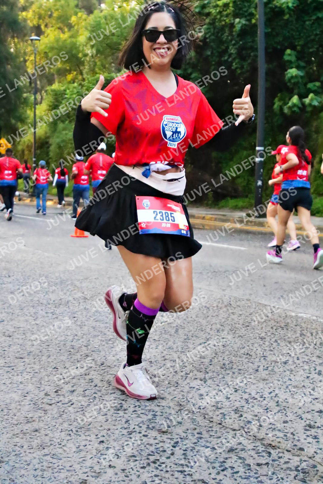 Foto de la CARRERA BIMBO GLOBAL RACE GUADALAJARA en Centro Comercial Andares, Blvd. Puerta de Hierro 4965, Zapopan a las 06:59 · dorsal 2385