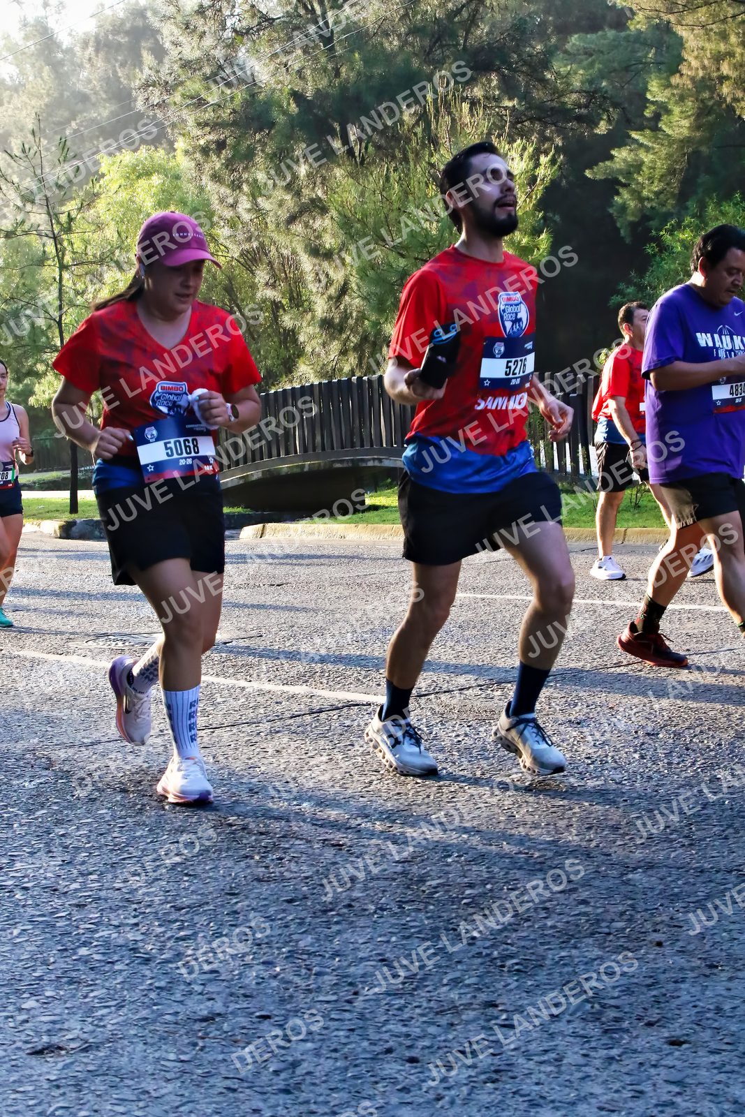 Foto de la CARRERA BIMBO GLOBAL RACE GUADALAJARA en Centro Comercial Andares, Blvd. Puerta de Hierro 4965, Zapopan a las 07:32 · dorsal 5068, 5276