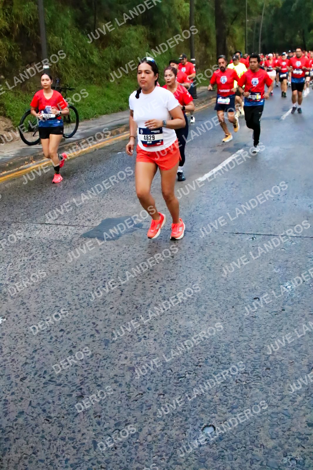 Foto de la CARRERA BIMBO GLOBAL RACE GUADALAJARA en Centro Comercial Andares, Blvd. Puerta de Hierro 4965, Zapopan a las 04:49 · dorsal 4829, 4288