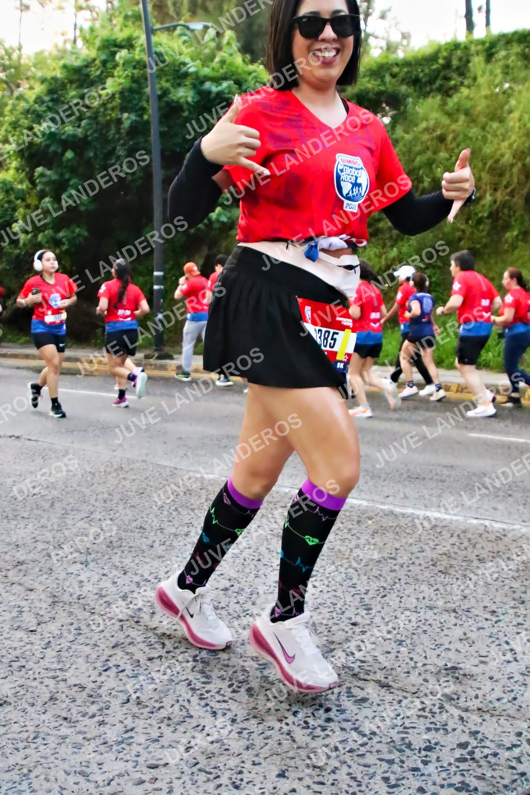 Foto de la CARRERA BIMBO GLOBAL RACE GUADALAJARA en Centro Comercial Andares, Blvd. Puerta de Hierro 4965, Zapopan a las 06:59