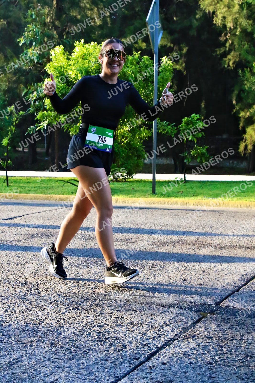 Foto de la CARRERA BIMBO GLOBAL RACE GUADALAJARA en Centro Comercial Andares, Blvd. Puerta de Hierro 4965, Zapopan a las 07:27 · dorsal 746
