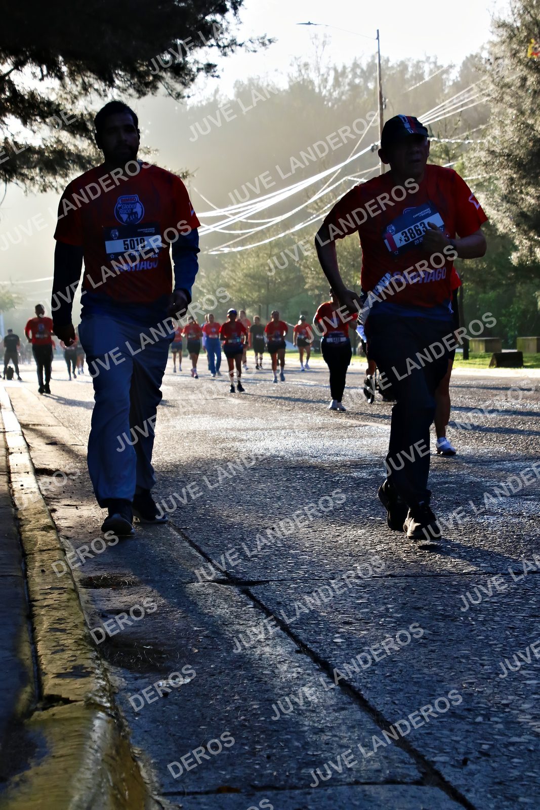Foto de la CARRERA BIMBO GLOBAL RACE GUADALAJARA en Centro Comercial Andares, Blvd. Puerta de Hierro 4965, Zapopan a las 07:29 · dorsal 5019, 3863