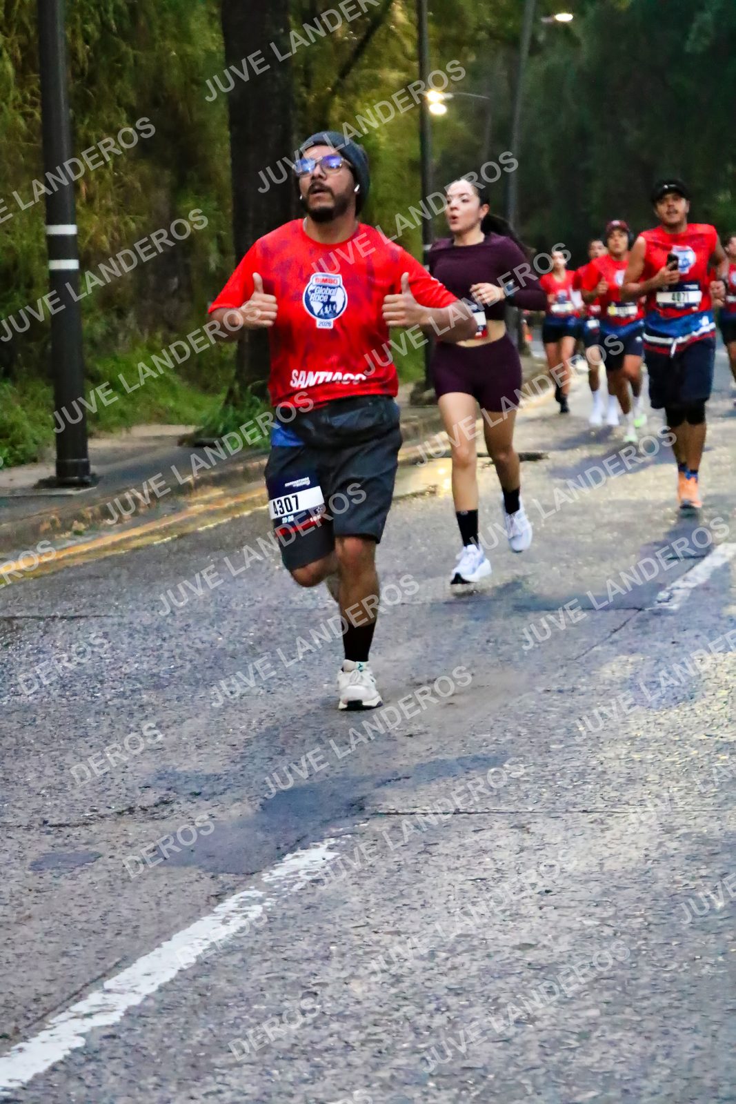 Foto de la CARRERA BIMBO GLOBAL RACE GUADALAJARA en Centro Comercial Andares, Blvd. Puerta de Hierro 4965, Zapopan a las 06:39 · dorsal 4307