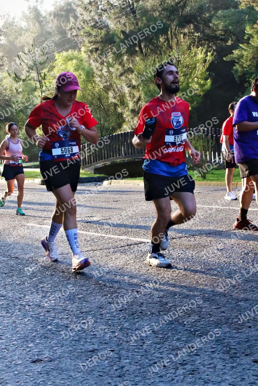 Foto de la CARRERA BIMBO GLOBAL RACE GUADALAJARA en Centro Comercial Andares, Blvd. Puerta de Hierro 4965, Zapopan a las 07:32 · dorsal 5068, 5276