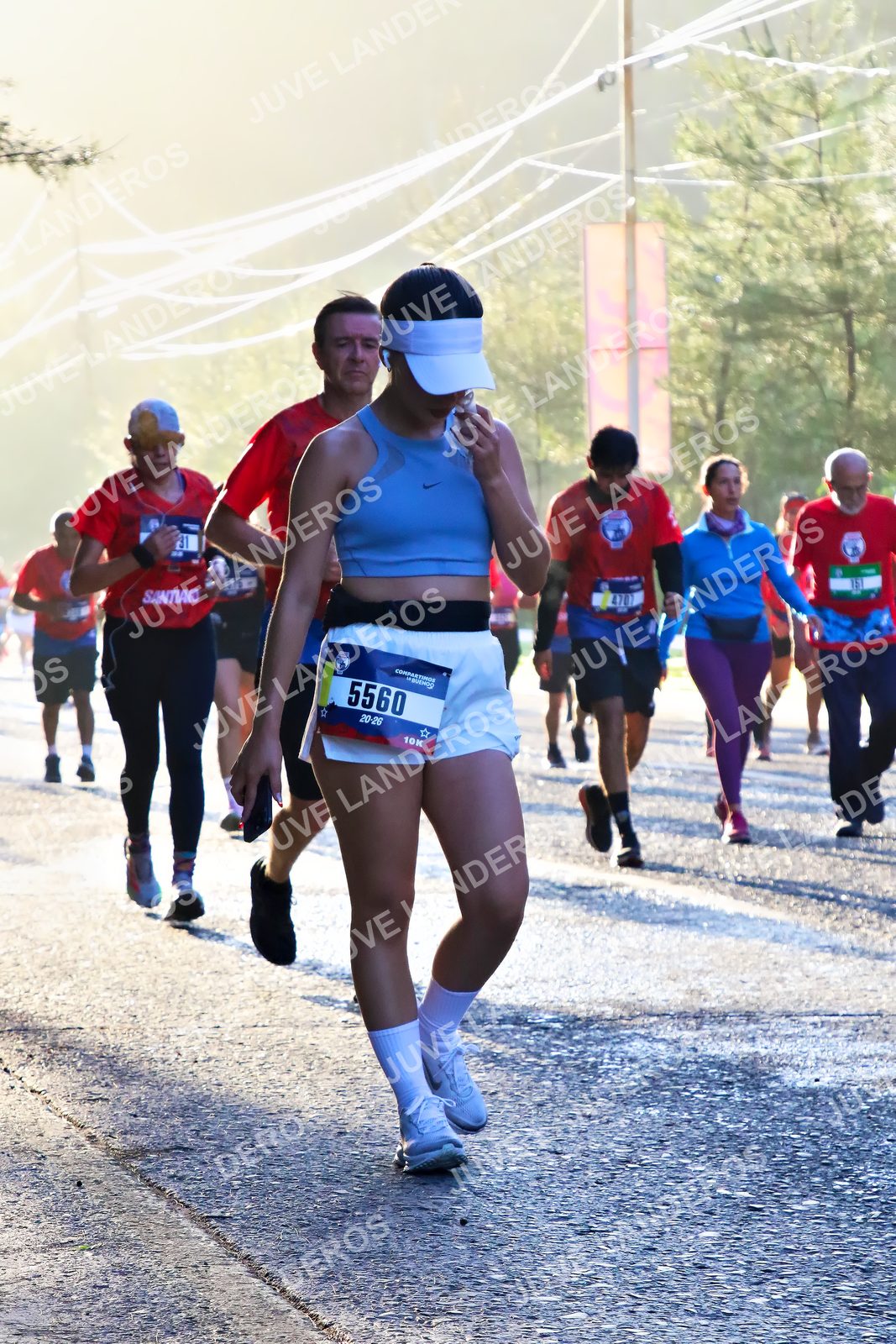 Foto de la CARRERA BIMBO GLOBAL RACE GUADALAJARA en Centro Comercial Andares, Blvd. Puerta de Hierro 4965, Zapopan a las 07:24 · dorsal 5560