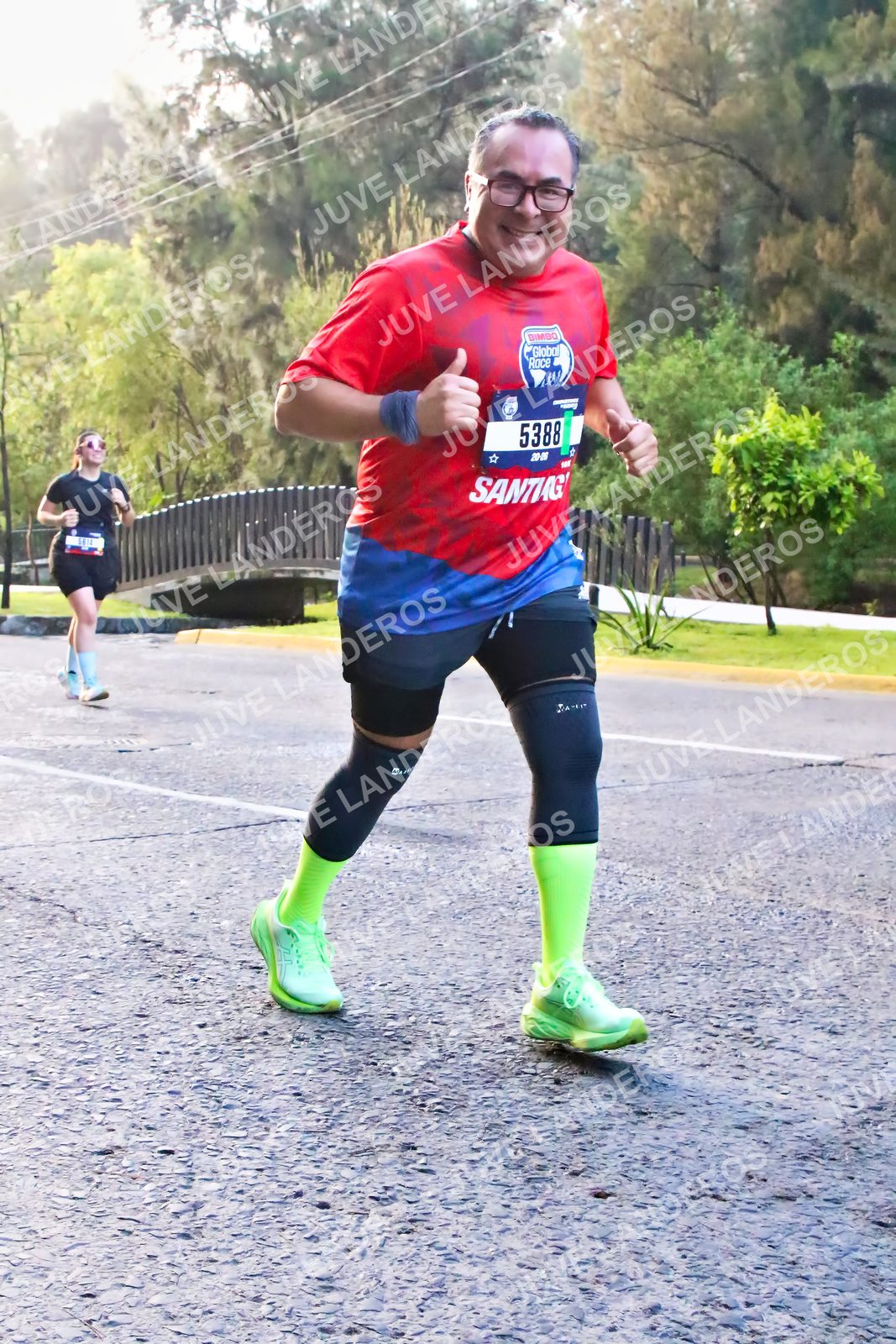 Foto de la CARRERA BIMBO GLOBAL RACE GUADALAJARA en Centro Comercial Andares, Blvd. Puerta de Hierro 4965, Zapopan a las 07:36 · dorsal 5388
