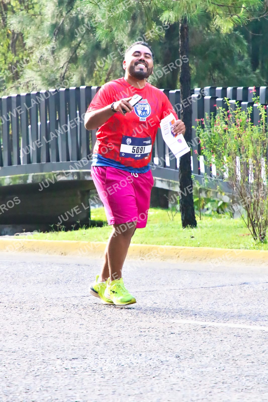Foto de la CARRERA BIMBO GLOBAL RACE GUADALAJARA en Centro Comercial Andares, Blvd. Puerta de Hierro 4965, Zapopan a las 07:50 · dorsal 5091
