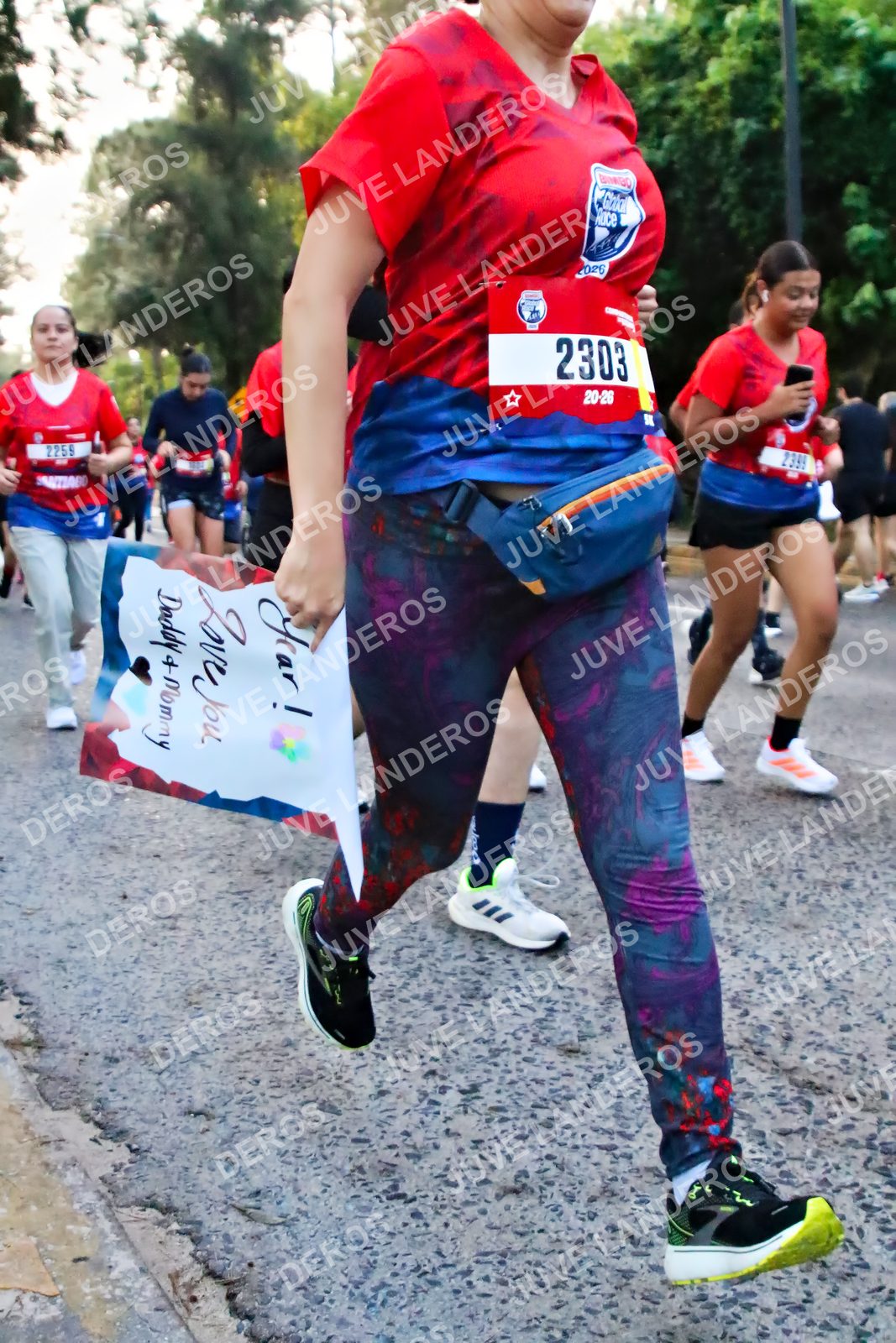 Foto de la CARRERA BIMBO GLOBAL RACE GUADALAJARA en Centro Comercial Andares, Blvd. Puerta de Hierro 4965, Zapopan a las 07:00 · dorsal 2303, 2255, 26, 2399