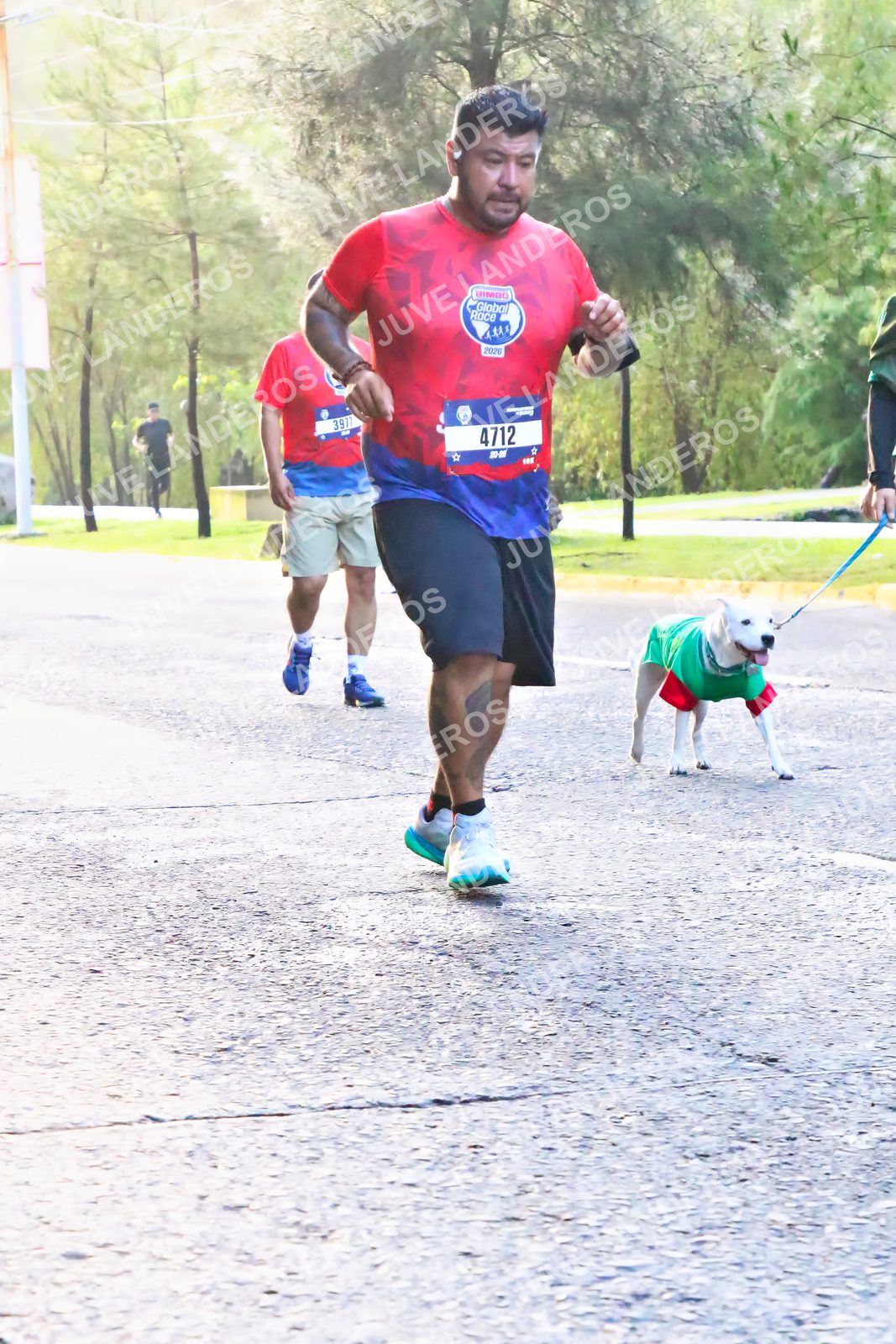Foto de la CARRERA BIMBO GLOBAL RACE GUADALAJARA en Centro Comercial Andares, Blvd. Puerta de Hierro 4965, Zapopan a las 07:35 · dorsal 4712, 3977