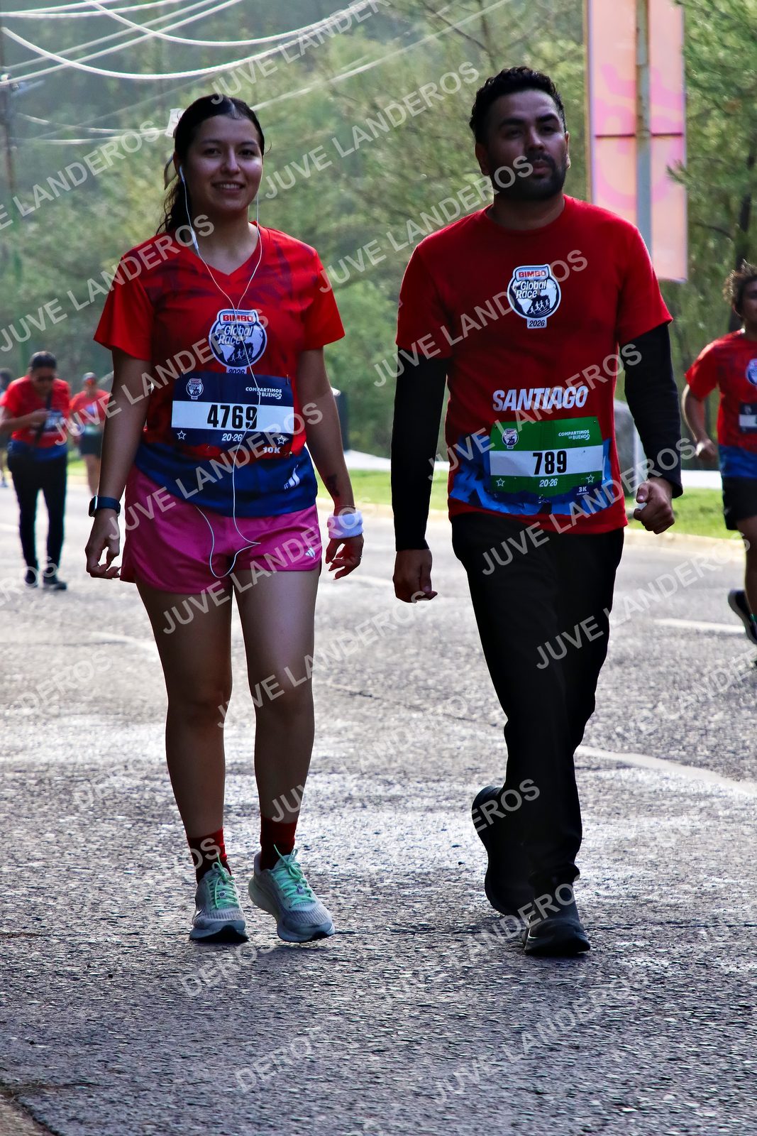 Foto de la CARRERA BIMBO GLOBAL RACE GUADALAJARA en Centro Comercial Andares, Blvd. Puerta de Hierro 4965, Zapopan a las 07:46 · dorsal 789, 4769, 2028