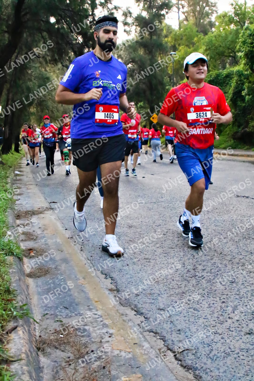 Foto de la CARRERA BIMBO GLOBAL RACE GUADALAJARA en Centro Comercial Andares, Blvd. Puerta de Hierro 4965, Zapopan a las 07:01 · dorsal 3624, 1405