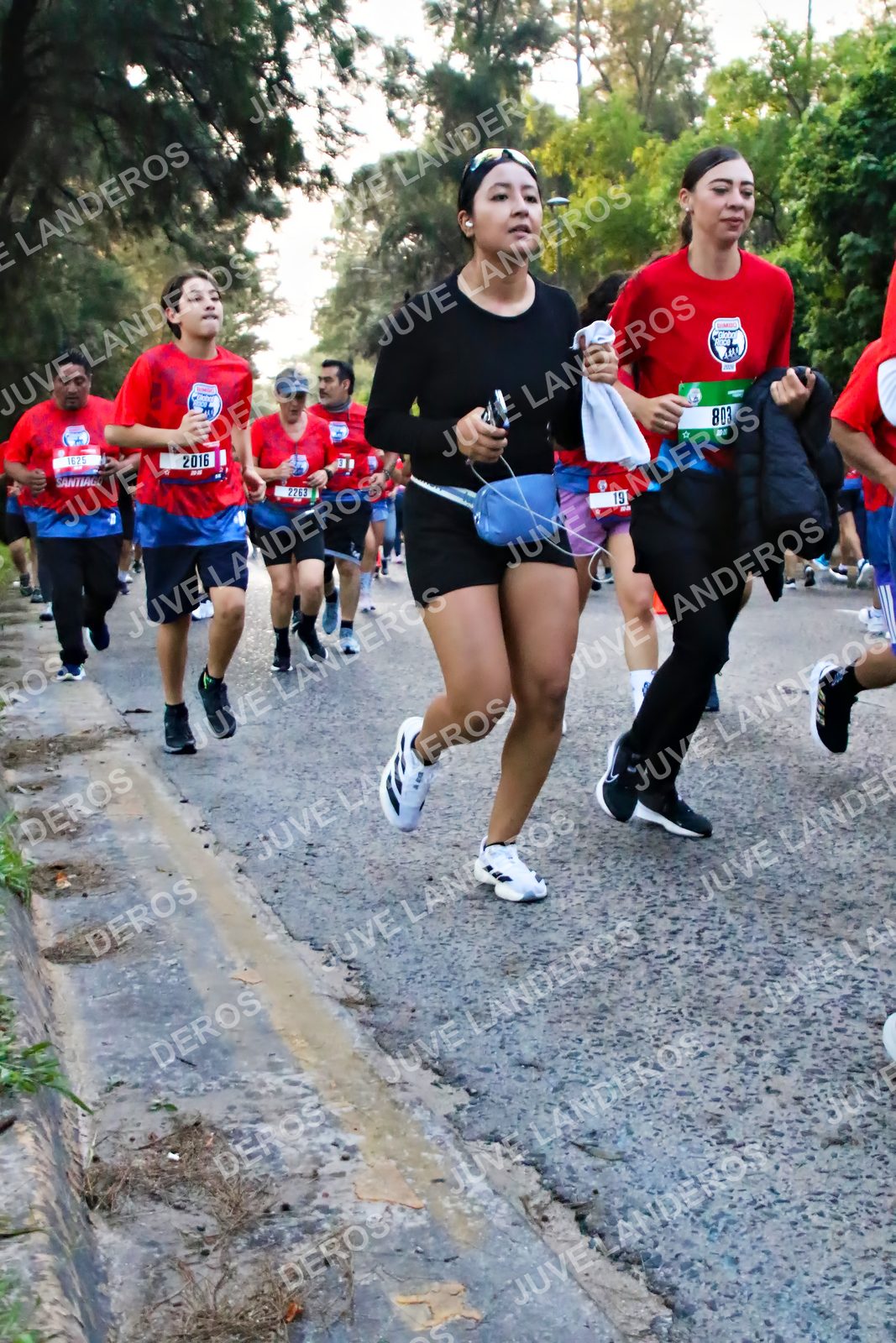 Foto de la CARRERA BIMBO GLOBAL RACE GUADALAJARA en Centro Comercial Andares, Blvd. Puerta de Hierro 4965, Zapopan a las 06:59 · dorsal 2016, 803, 19, 2263