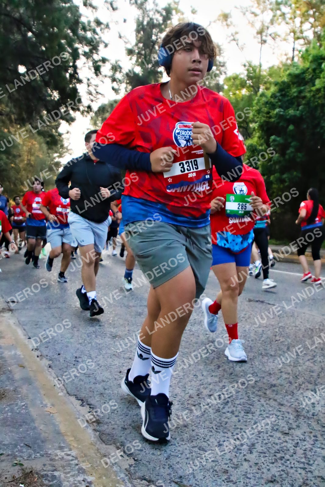 Foto de la CARRERA BIMBO GLOBAL RACE GUADALAJARA en Centro Comercial Andares, Blvd. Puerta de Hierro 4965, Zapopan a las 06:58 · dorsal 285, 3319