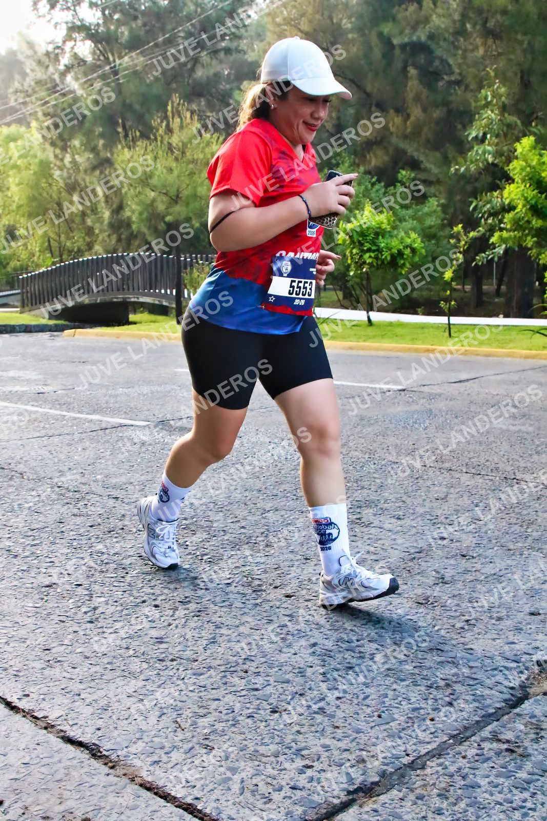 Foto de la CARRERA BIMBO GLOBAL RACE GUADALAJARA en Centro Comercial Andares, Blvd. Puerta de Hierro 4965, Zapopan a las 07:39 · dorsal 5553