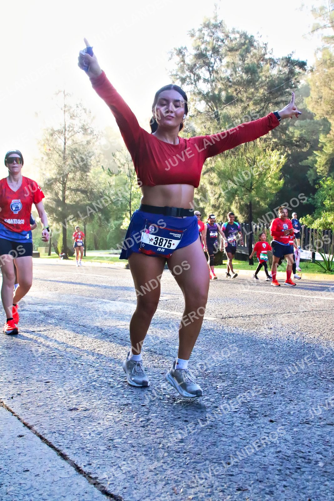 Foto de la CARRERA BIMBO GLOBAL RACE GUADALAJARA en Centro Comercial Andares, Blvd. Puerta de Hierro 4965, Zapopan a las 07:25 · dorsal 3875