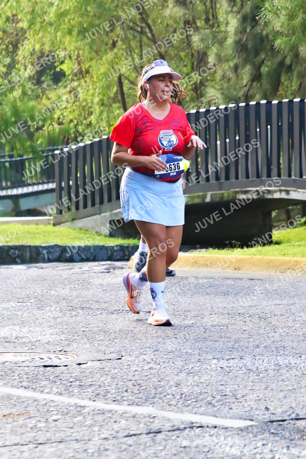 Foto de la CARRERA BIMBO GLOBAL RACE GUADALAJARA en Centro Comercial Andares, Blvd. Puerta de Hierro 4965, Zapopan a las 07:42 · dorsal 636, 2020