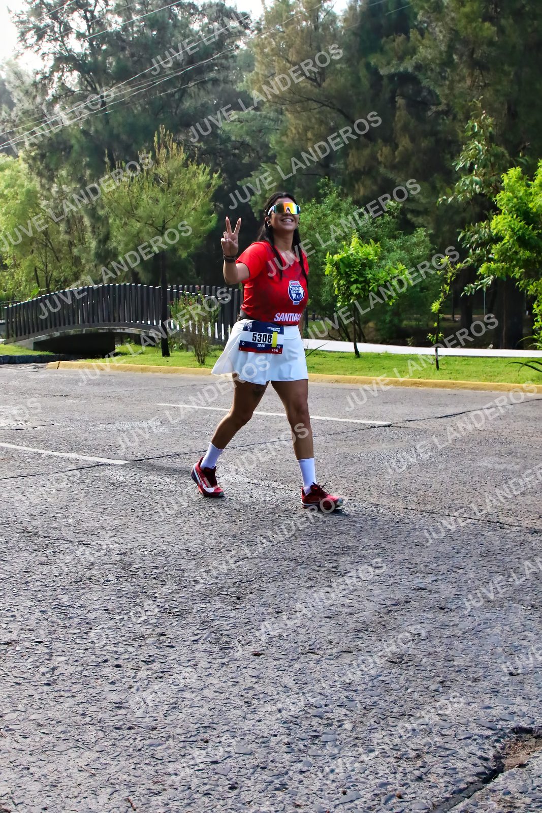 Foto de la CARRERA BIMBO GLOBAL RACE GUADALAJARA en Centro Comercial Andares, Blvd. Puerta de Hierro 4965, Zapopan a las 07:45 · dorsal 5308