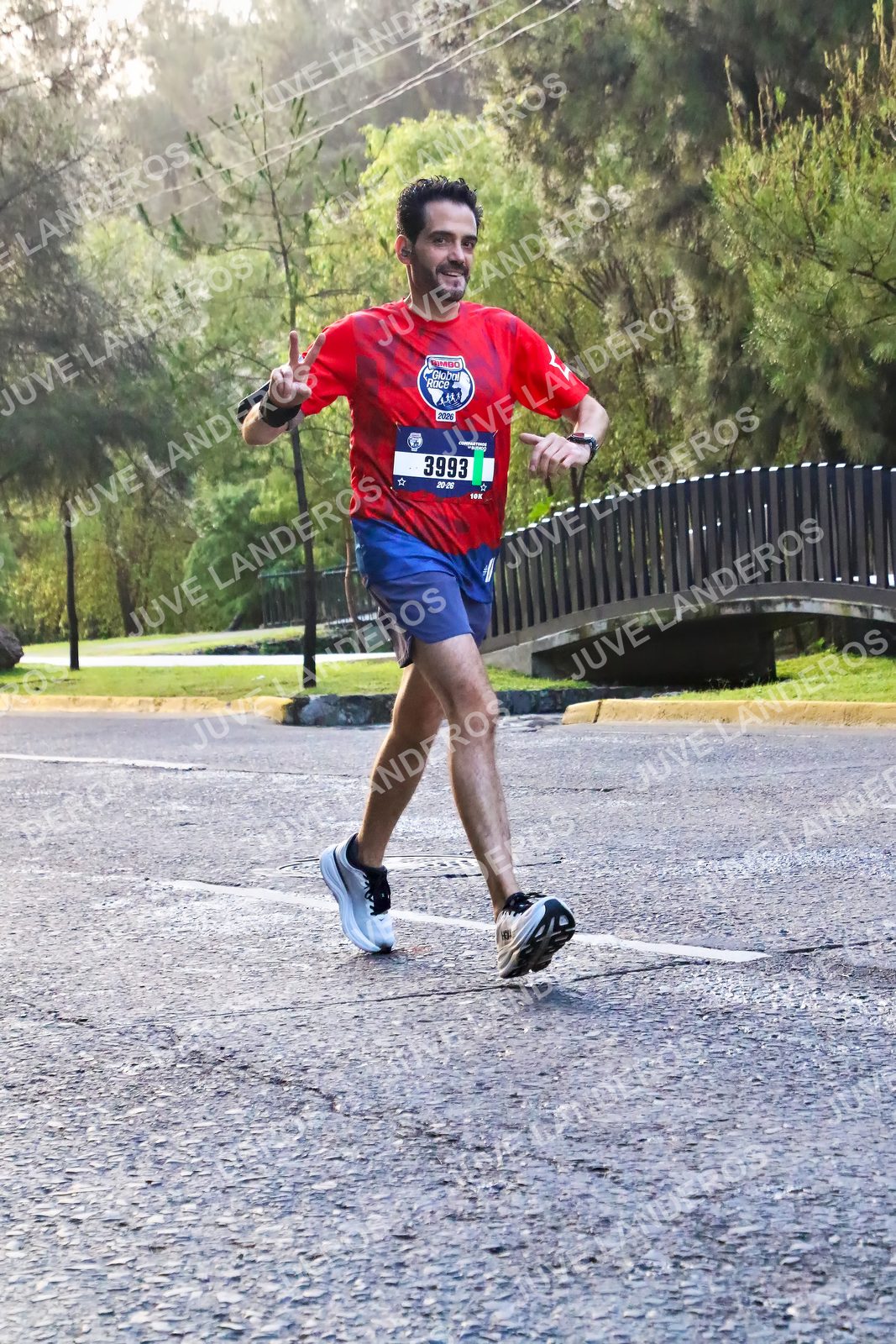 Foto de la CARRERA BIMBO GLOBAL RACE GUADALAJARA en Centro Comercial Andares, Blvd. Puerta de Hierro 4965, Zapopan a las 07:38 · dorsal 3993