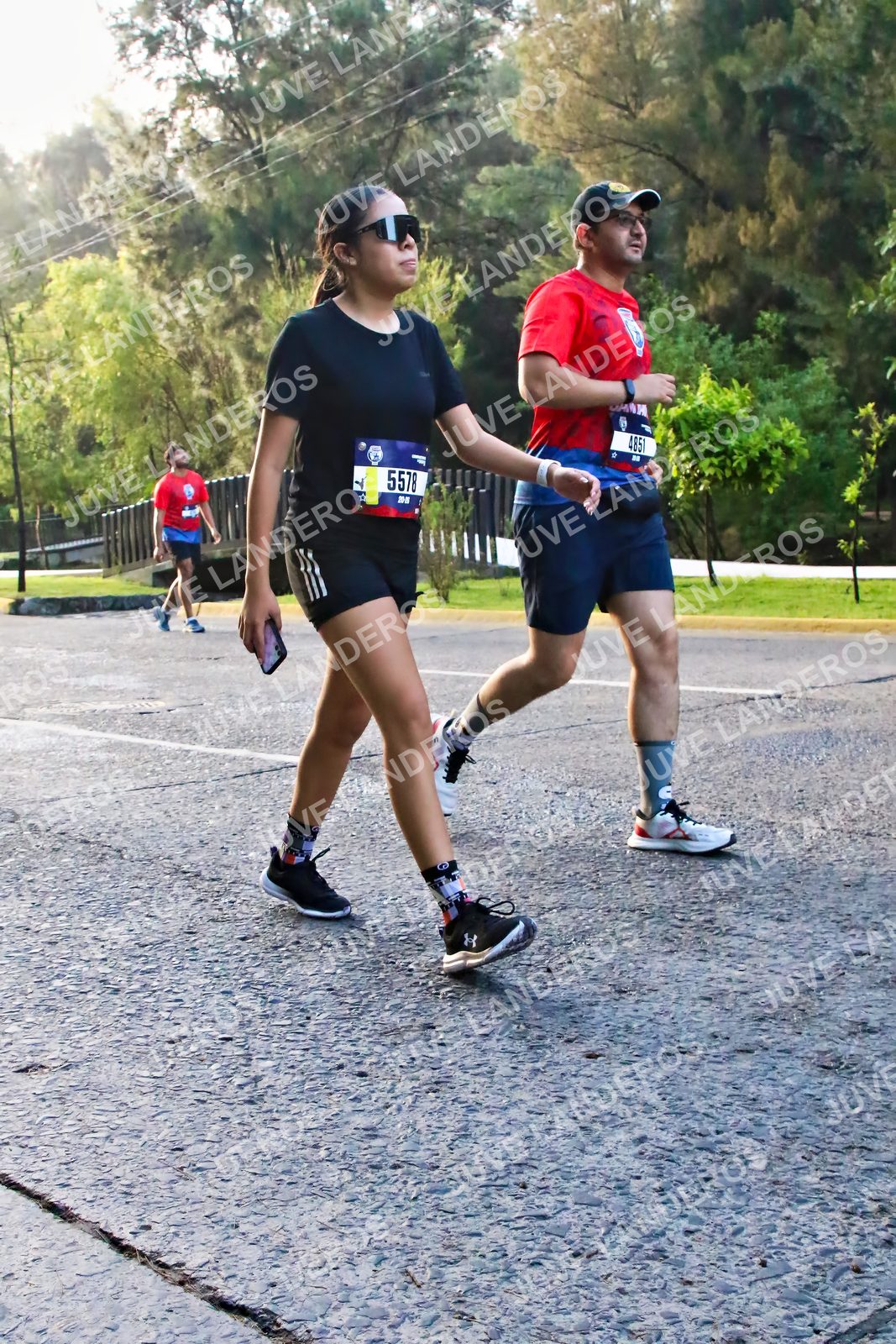 Foto de la CARRERA BIMBO GLOBAL RACE GUADALAJARA en Centro Comercial Andares, Blvd. Puerta de Hierro 4965, Zapopan a las 07:34 · dorsal 5578, 4851