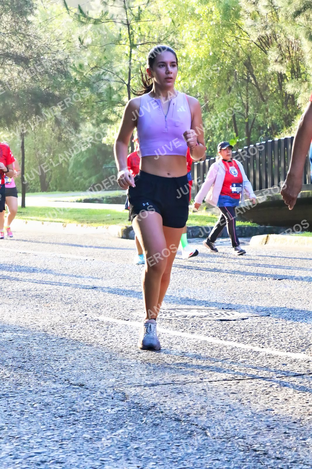 Foto de la CARRERA BIMBO GLOBAL RACE GUADALAJARA en Centro Comercial Andares, Blvd. Puerta de Hierro 4965, Zapopan a las 07:32 · dorsal 455