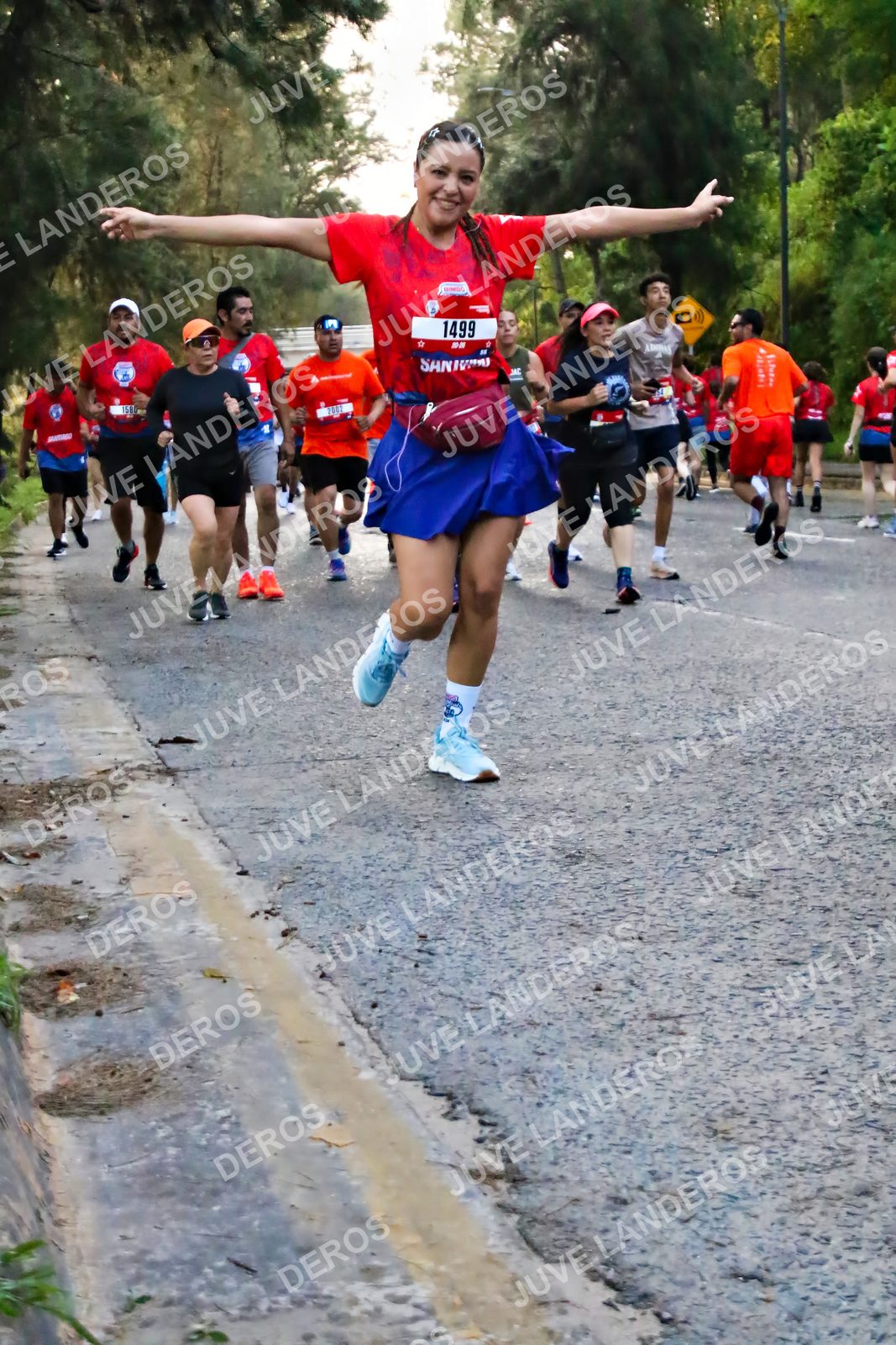 Foto de la CARRERA BIMBO GLOBAL RACE GUADALAJARA en Centro Comercial Andares, Blvd. Puerta de Hierro 4965, Zapopan a las 06:55 · dorsal 1499