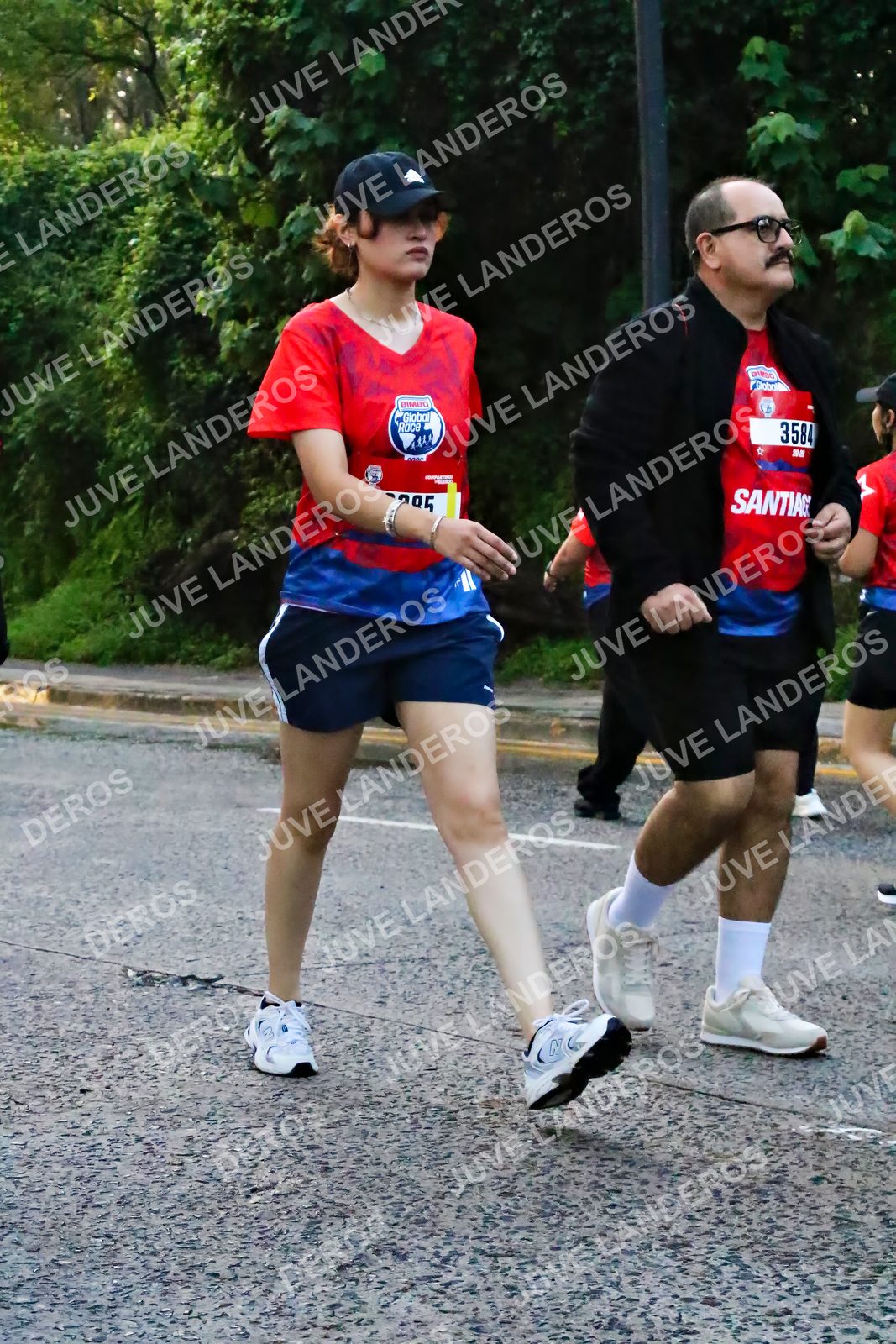 Foto de la CARRERA BIMBO GLOBAL RACE GUADALAJARA en Centro Comercial Andares, Blvd. Puerta de Hierro 4965, Zapopan a las 07:08 · dorsal 3584, 285