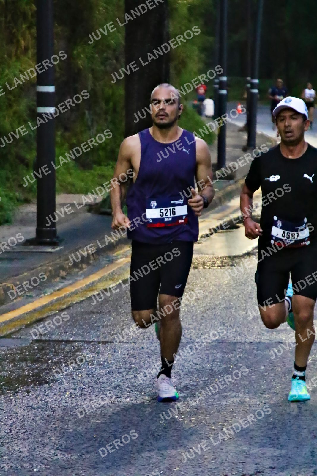 Foto de la CARRERA BIMBO GLOBAL RACE GUADALAJARA en Centro Comercial Andares, Blvd. Puerta de Hierro 4965, Zapopan a las 06:36 · dorsal 5216, 4897