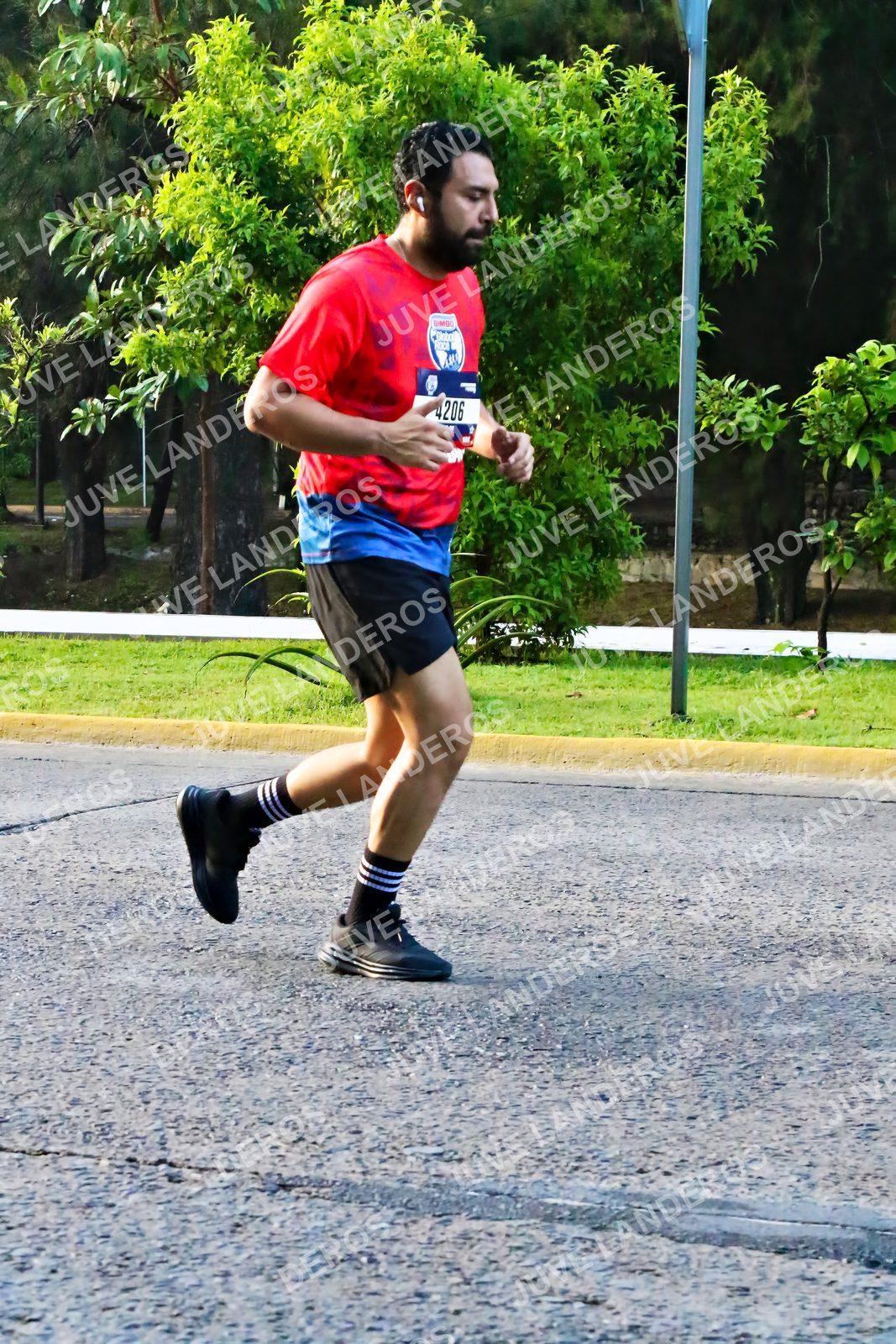 Foto de la CARRERA BIMBO GLOBAL RACE GUADALAJARA en Centro Comercial Andares, Blvd. Puerta de Hierro 4965, Zapopan a las 07:35 · dorsal 4206
