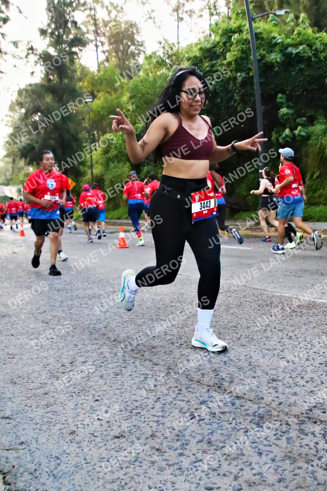 Foto de la CARRERA BIMBO GLOBAL RACE GUADALAJARA en Centro Comercial Andares, Blvd. Puerta de Hierro 4965, Zapopan a las 05:00