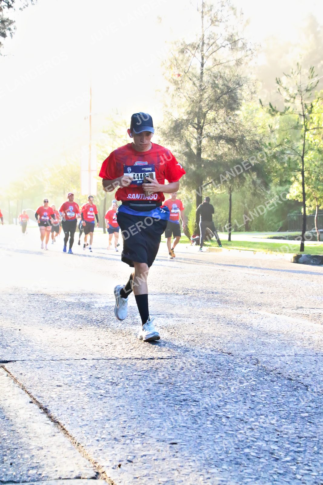 Foto de la CARRERA BIMBO GLOBAL RACE GUADALAJARA en Centro Comercial Andares, Blvd. Puerta de Hierro 4965, Zapopan a las 07:29 · dorsal 444