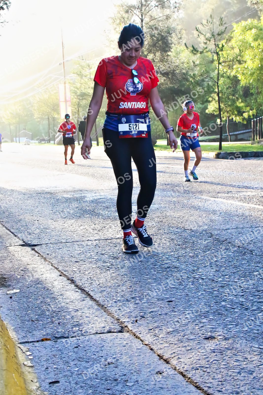 Foto de la CARRERA BIMBO GLOBAL RACE GUADALAJARA en Centro Comercial Andares, Blvd. Puerta de Hierro 4965, Zapopan a las 07:28 · dorsal 5121