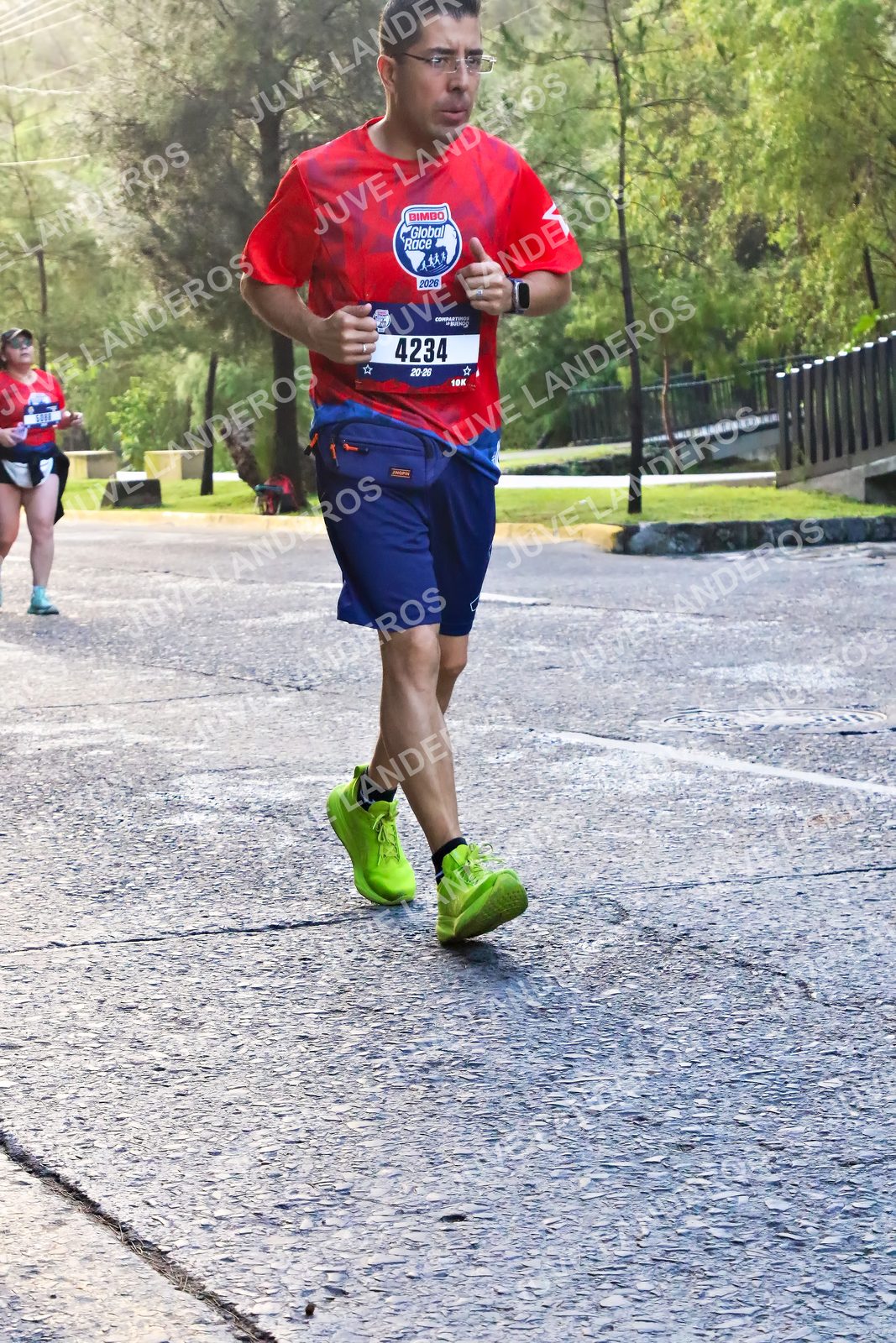 Foto de la CARRERA BIMBO GLOBAL RACE GUADALAJARA en Centro Comercial Andares, Blvd. Puerta de Hierro 4965, Zapopan a las 07:39 · dorsal 4234