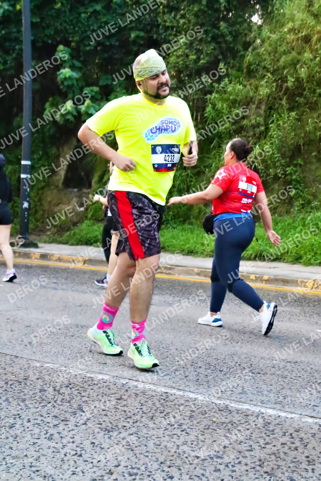 Foto de la CARRERA BIMBO GLOBAL RACE GUADALAJARA en Centro Comercial Andares, Blvd. Puerta de Hierro 4965, Zapopan a las 07:02 · dorsal 4232, 3110