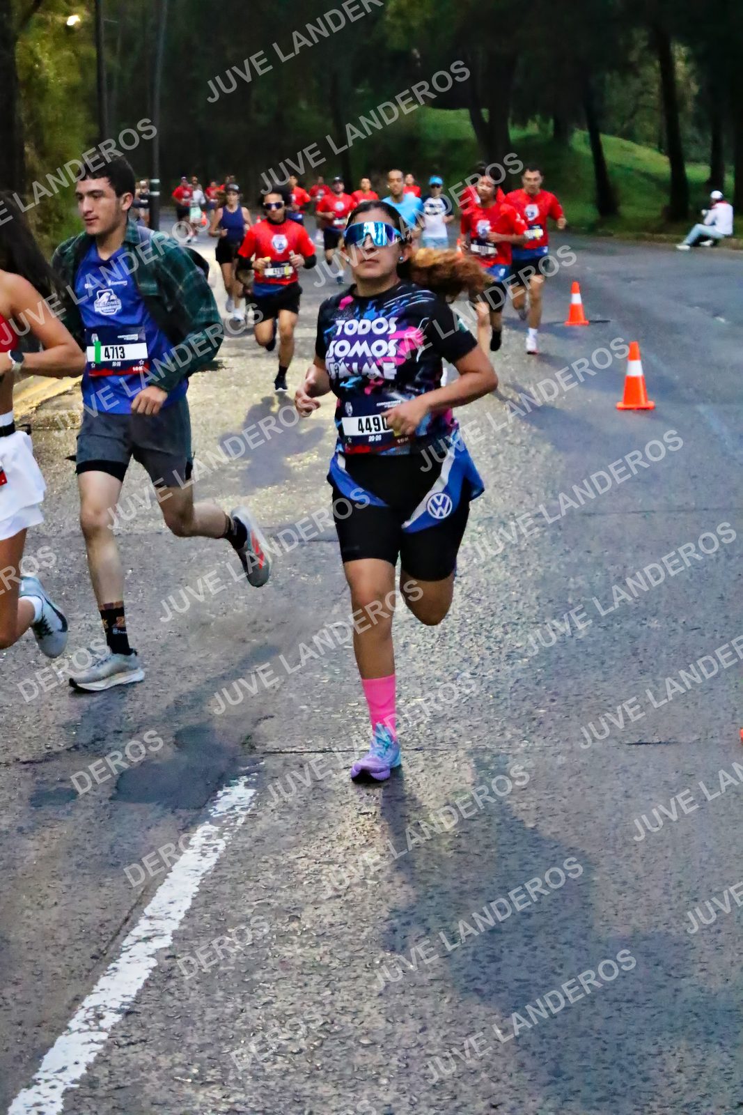 Foto de la CARRERA BIMBO GLOBAL RACE GUADALAJARA en Centro Comercial Andares, Blvd. Puerta de Hierro 4965, Zapopan a las 06:37 · dorsal 4713, 4490