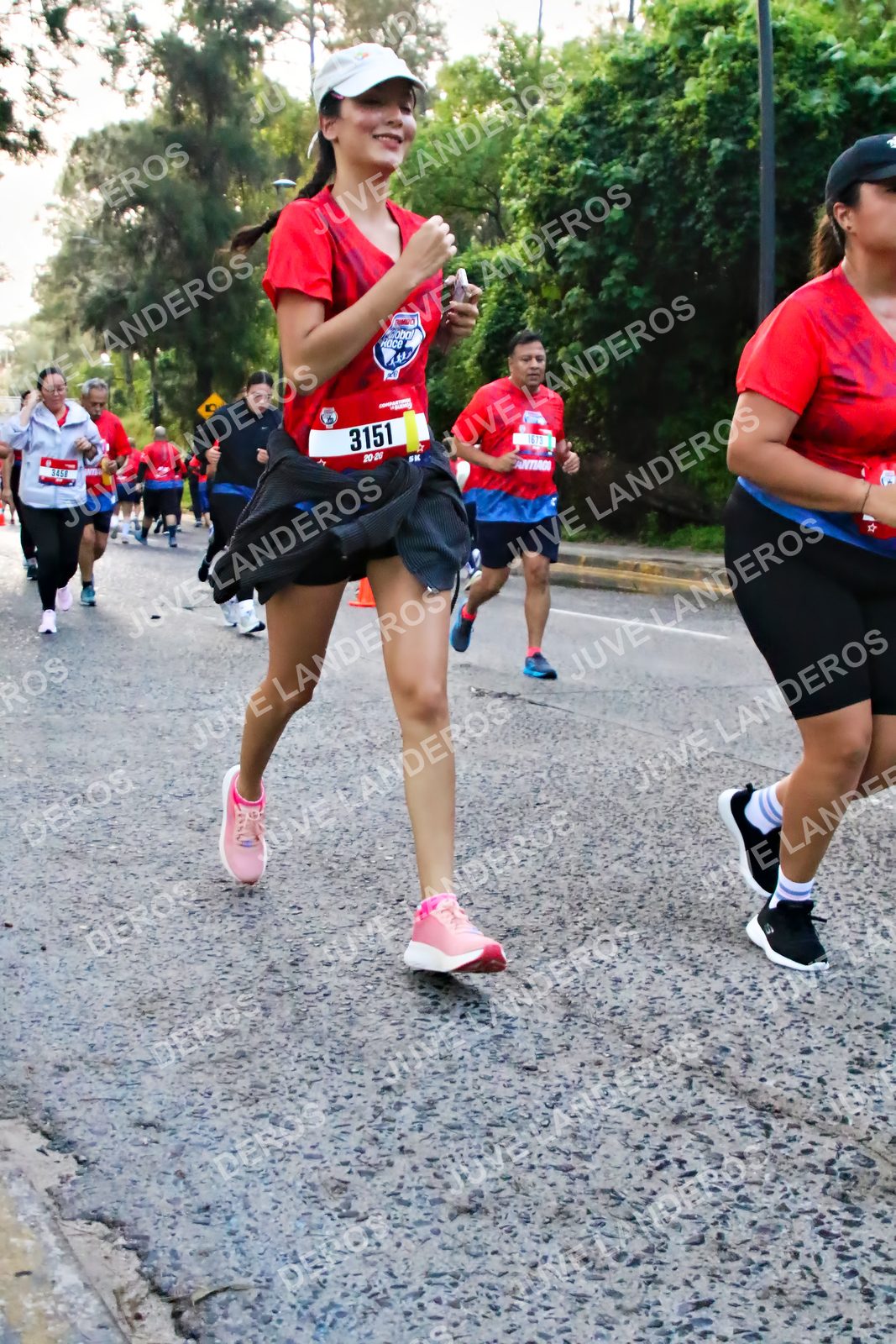 Foto de la CARRERA BIMBO GLOBAL RACE GUADALAJARA en Centro Comercial Andares, Blvd. Puerta de Hierro 4965, Zapopan a las 07:01 · dorsal 3151
