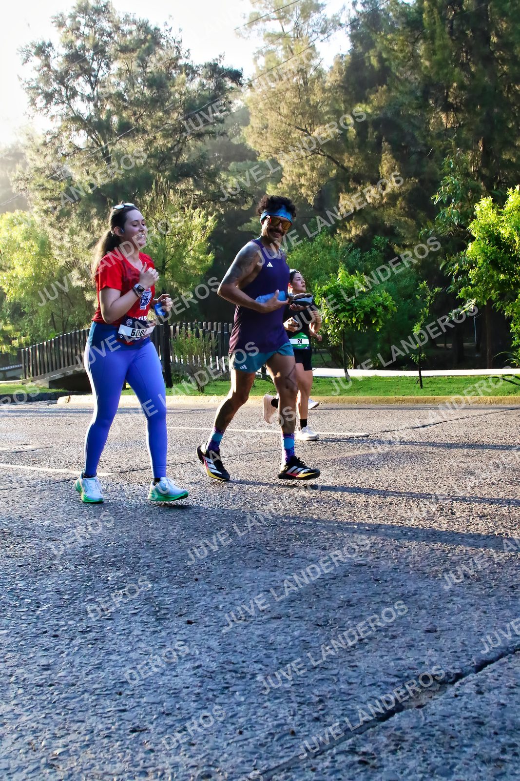 Foto de la CARRERA BIMBO GLOBAL RACE GUADALAJARA en Centro Comercial Andares, Blvd. Puerta de Hierro 4965, Zapopan a las 07:25 · dorsal 24, 5002