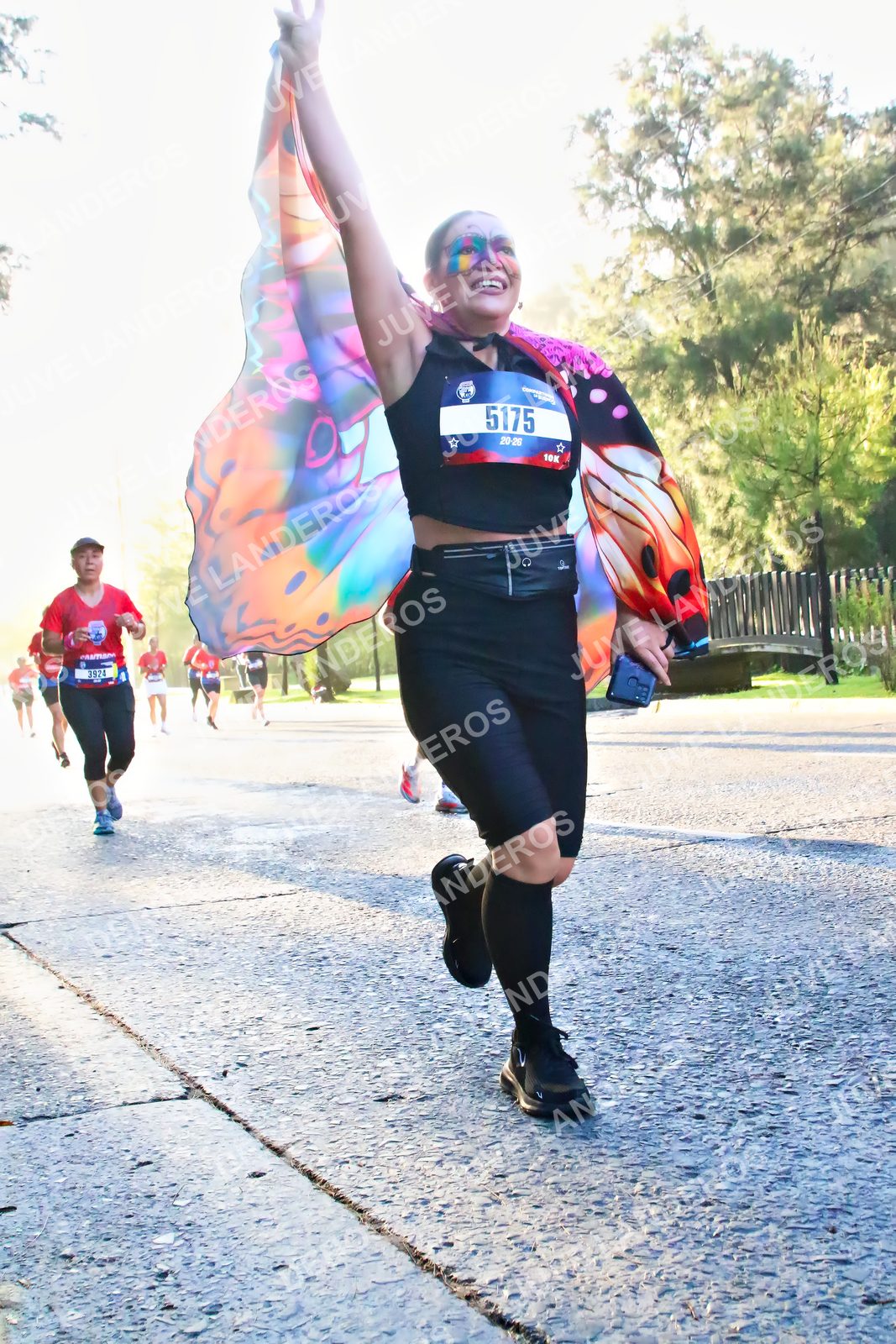 Foto de la CARRERA BIMBO GLOBAL RACE GUADALAJARA en Centro Comercial Andares, Blvd. Puerta de Hierro 4965, Zapopan a las 07:27 · dorsal 5175, 3924